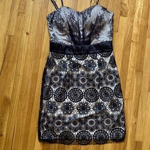 Alexia Admor Strapless Dress Lace Size Small